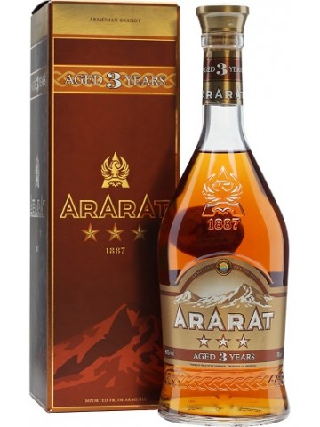 Ararat 3* Armenian Brandy 40% 0,7